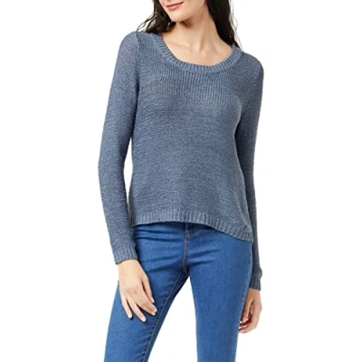Abbildung von ONLY Onlgeena Strickpullover, Damen, Größe: XS, Vintage indigo