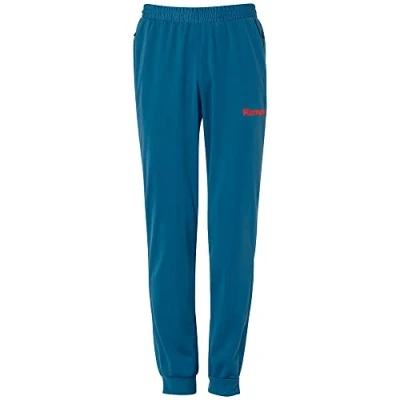 Abbildung von Kempa Lite Herren Jungen Trainingshose Jogginghose , Ice Grey/fluo red, XXXL