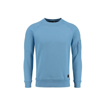 Abbildung von Key Largo Accept Round Sweatshirt, Herren, Größe: Medium, Water blue