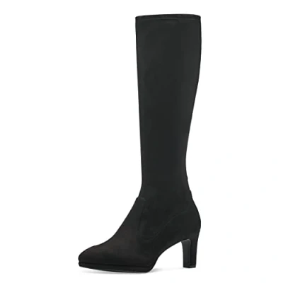 Abbildung von Tamaris Damen Schlupfstiefel, Frauen Stiefel,TOUCHit Fußbett,Winterschuhe,uebergangsstiefel,uebergangsschuhe,Stiefel,halbstiefel,Black,37 EU