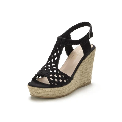 Abbildung von Lascana Keilsandalette, Damen, Größe: 41, Schwarz Schuhe