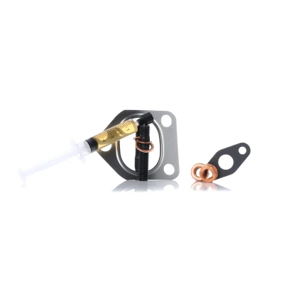 Abbildung von AJUSA JTC11026 Montagesatz, Lader syringe with oil mit Dichtungen Montageanleitung BMW: 5 Saloon, 3 Touring, OPEL: Omega B Caravan