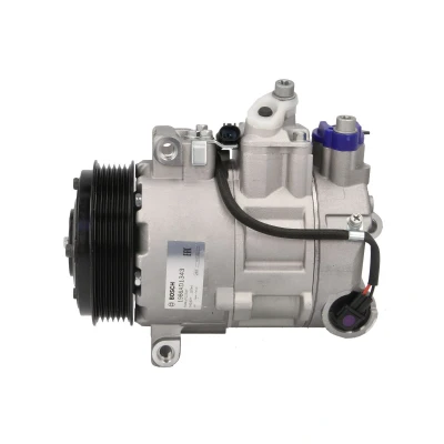 Abbildung von BOSCH 1 986 AD1 343 Kompressor 12V PAG 46 YF R1234yf, R134a mit Dichtring, Montageanleitung MERCEDES BENZ: E Class Saloon, T modell