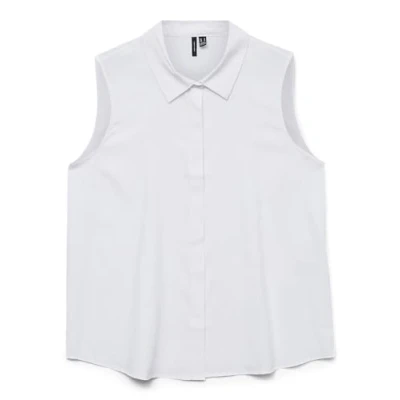 Abbildung von Vero Moda Vmnora Shirt Hemdbluse, Damen, Größe: Small, Bright white