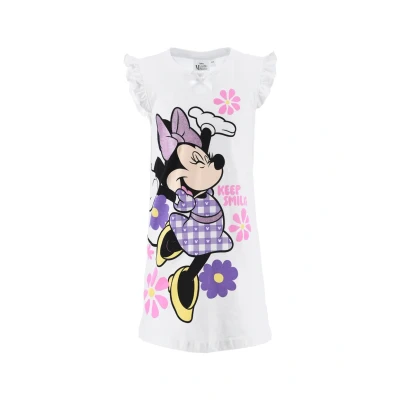Abbildung von Mickey &amp; Minnie Nachthemd für Kinder, Größe: 116, Weiß