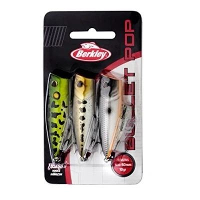 Abbildung von Berkley Bullet Pop 3er Pack 6cm (6g) Oberflächenköder