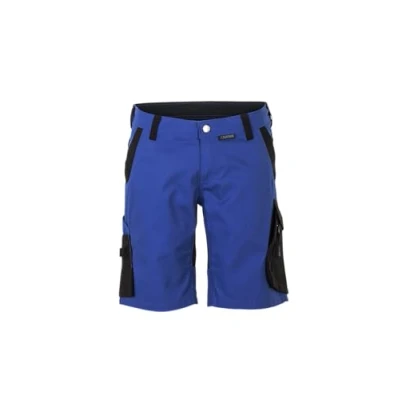 Abbildung von Planam Norit Damen Bundhose Kornblau schwarz Modell 6412 Größe 44