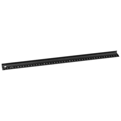 Abbildung von Dahle 10684 Schneidelineal (45 cm, aus Aluminium, hohe Griffleiste, rutschsicher) schwarz