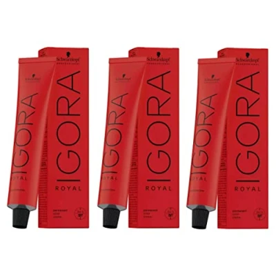 Abbildung von Schwarzkpf Igora Royal 7 00 SET 3 x 60 ml