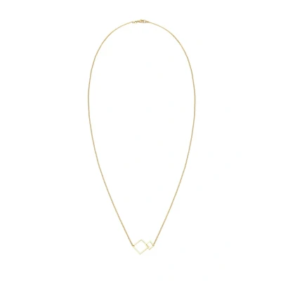 Abbildung von Elli Viereck GEO Halskette, Damen, Größe: 45, Gold