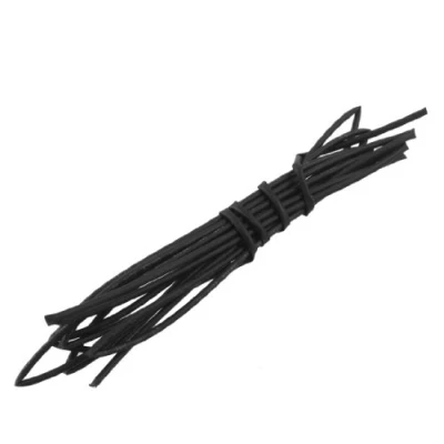 Abbildung von sourcing map 1 mm Durchmesser schwarz 2 Meter HEAT Polyolefin Schrumpfschlauch Tubes de