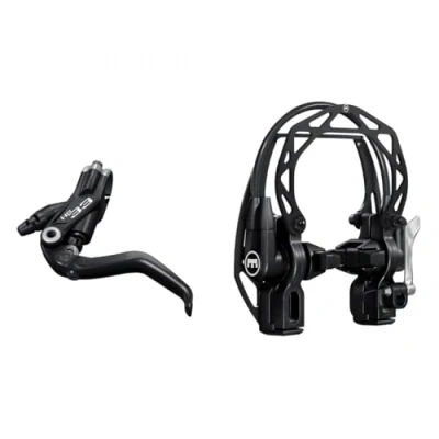 Abbildung von Magura HS33 R Felgenbremse Fahrradbremse, schwarz, 2 Finger Hebel