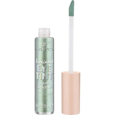 Abbildung von essence luminous EYE TINT liquid shadow, Lidschatten, Nr. 06, Grün, langanhaltend, strahlend, schimmernd, vegan, ohne Mikroplastikpartikel, Nanopartikel frei, Parfüm, 1er Pack (6ml)