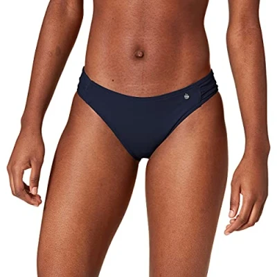 Abbildung von s.Oliver Damen Bikinihose straps JPF 31 262568, Einfarbig, Gr. 34, Pink (Marine 24)