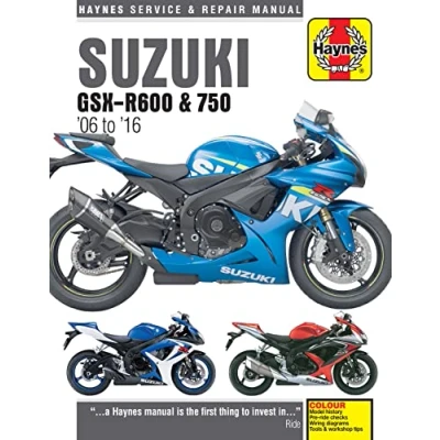 Abbildung von Suzuki GSX R600 &amp; 750 (06 16) (Haynes Service and Repair Manual)