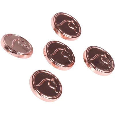 Abbildung von Harry&#039;s Horse Knöpfe Metallic Roségold One Size