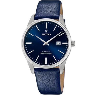 Abbildung von Festina Herren Analog Quarz Uhr mit Edelstahl Armband F20425/2