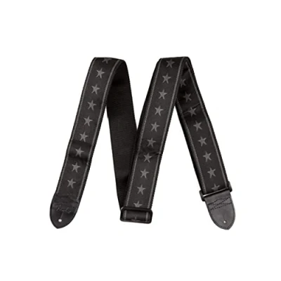 Abbildung von Fender 099 0615 004 Gitarrengurt Nylon Stars and Stripes schwarz
