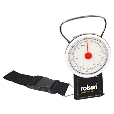 Abbildung von Rolson 60671 Gepäckwaage, 32 kg Kapazität
