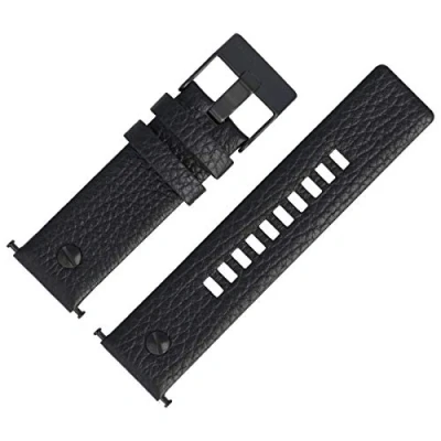 Abbildung von Diesel Uhrenarmband 24mm Leder Schwarz DZ 7291