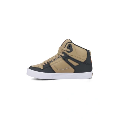 Abbildung von DC Shoes PURE Skateschuh, Damen, Größe: 41, Grey/tan/orange Schuhe