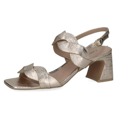 Abbildung von Caprice Riemensandalette, Damen, Größe: 38, Lt gold metal Schuhe