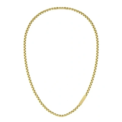 Abbildung von Lacoste L&#039;ESSENTIEL Necklace Halskette goldcoloured, Herren, Größe: One Size, Gold coloured
