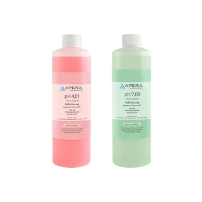 Abbildung von Apera Instruments pH Kalibrierlösung Set 4.01/7.00 je 250ml, Pufferlösung