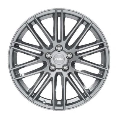 Abbildung von RIAL 5 loch 20Zoll 112mm Alufelge KiboX gun metal grey KIBX 902033PO17 9 Felge