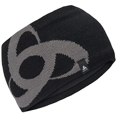 Abbildung von odlo Unisex Stirnband CERAMIWARM MID GAGE, black steel grey,
