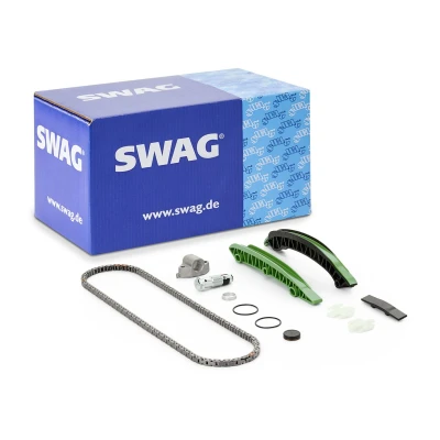 Abbildung von SWAG 10 94 6374 Steuerkettensatz Zahnkette, Simplex, mit Kettenschloss MERCEDES BENZ: C Class T modell, E Saloon, Saloon