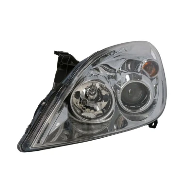 Abbildung von VALEO ORIGINAL PART 043016 Scheinwerfer links H1, H7, W5W, PY21W Halogen transparent mit Abblendlicht für Rechtsverkehr Stellmotor LWR