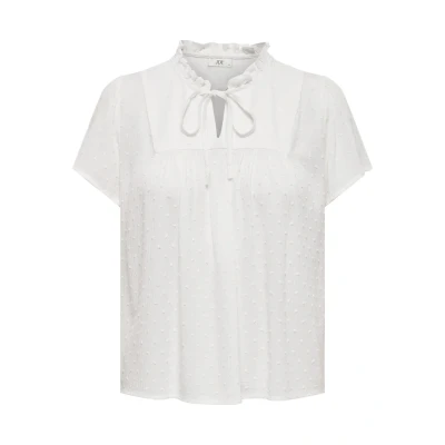 Abbildung von JDY Jdylima LIFE Bluse, Damen, Größe: 36, Cloud dancer