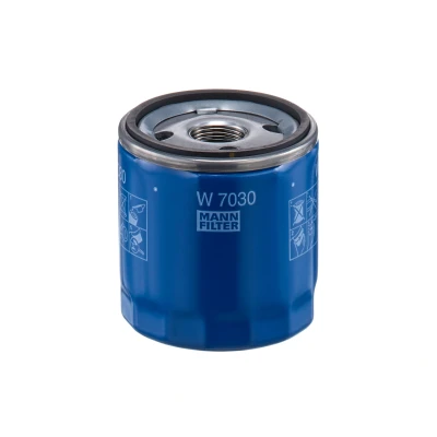 Abbildung von MANN FILTER W 7030 Ölfilter M 22 X 1.5 Anschraubfilter ALFA ROMEO: Giulia Saloon, Stelvio, JEEP: Renegade Off Road, Compass, Patriot