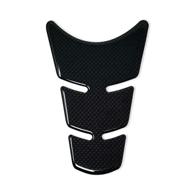 Abbildung von 4R Quattroerre.it 1886 Tankpad 3D Motorrad Tankschutz Slim Short, Carbon, 11.5 x 16.5 cm