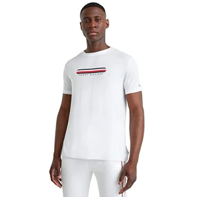 Abbildung von Tommy Hilfiger Nachtwäsche Shirt, Herren, Größe: Small, White