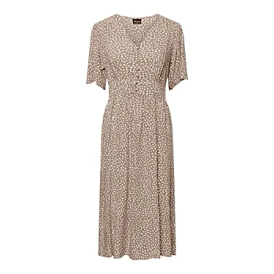Abbildung von Pieces Pctala SS BC Freizeitkleid, Damen, Größe: Medium, Indian tan