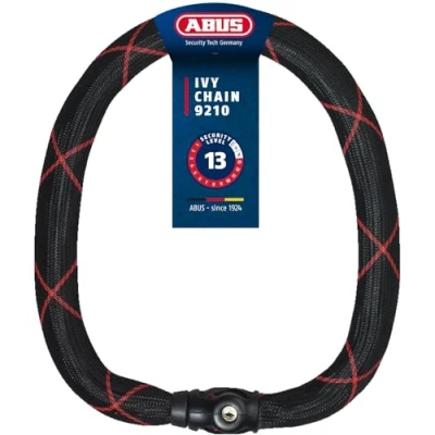 Abbildung von ABUS 88691 Kettenschloss, Schwarz, 85 cm