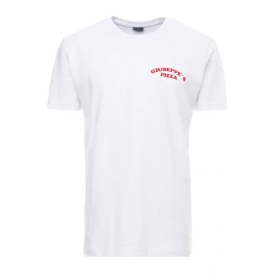 Abbildung von Mister Tee Herren T Shirt Giuseppes Pizzeria Tee, Farbe white, Größe M