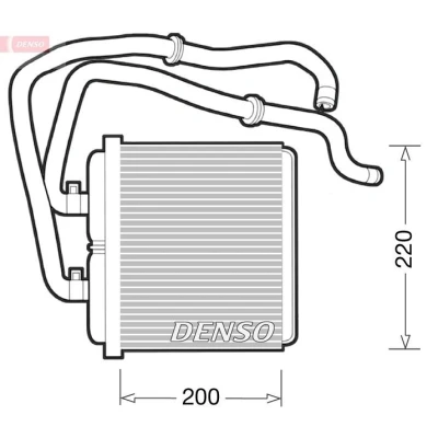 Abbildung von DENSO DRR12003 Wärmetauscher