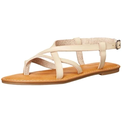 Abbildung von Amazon Essentials Damen Freizeitsandale mit Riemchen, Taupe, 43 EU
