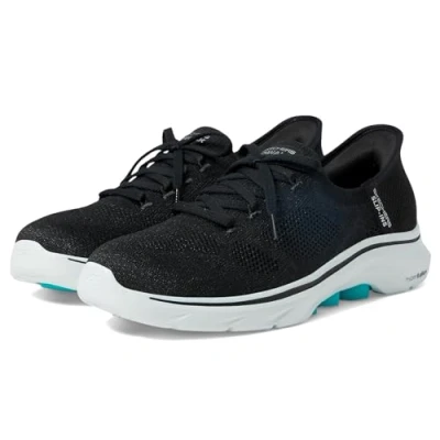 Abbildung von Skechers Damen Go Walk 7 Via Sneaker, Schwarz, 42 EU