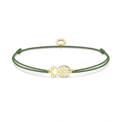 Abbildung von Thomas Sabo Damen Armband Gold Little Secret Ananas 925 Sterlingsilber LS122 379 6 L20V