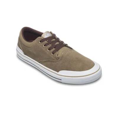 Abbildung von Quiksilver Varial Sneaker low, Herren, Größe: 45, Tan Leder und textil