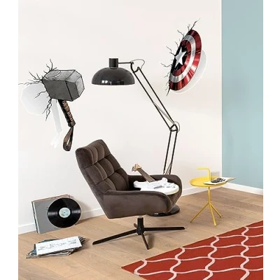 Abbildung von Komar Wandtattoo »Avengers Powerful Weapons Größe 50 x 70 cm«, (2 St.), selbstklebend, Wandsticker, Kinderzimmer