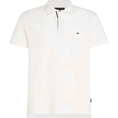 Abbildung von Tommy Hilfiger FLAG Under Placket REG Poloshirt, Herren, Größe: Small, White