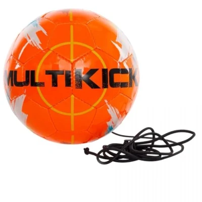 Abbildung von Derbystar Unisex Multikick Pro Fu ball, orange grau blau, 5 EU