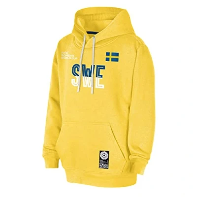 Abbildung von FIFA Offizielle Frauenfußball Weltmeisterschaft 2023 Hoodie für Erwachsene, Schweden, Gelb, X Large