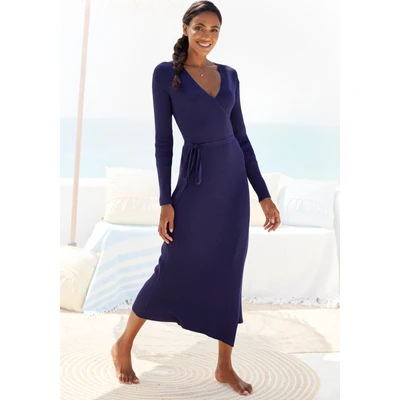 Abbildung von Lascana Strickkleid, Damen, Größe: 36/38, Navy