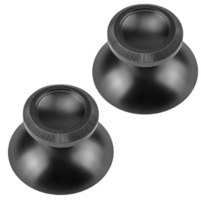 Abbildung von Aussel Metall Aluminium Thumbsticks Thumb Grip Stick für PS4 Xbox EIN Game System Controller 2 in 1 (Black)
